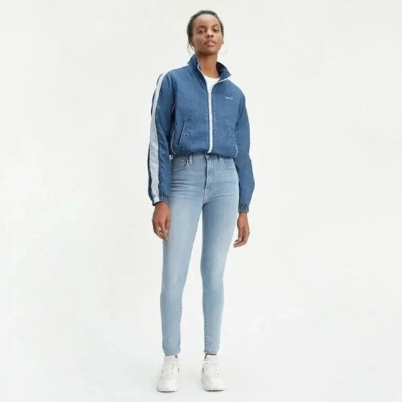 Levi's Mile High Super Skinny Light Wash Jeans 29 - Picture 1 of 6